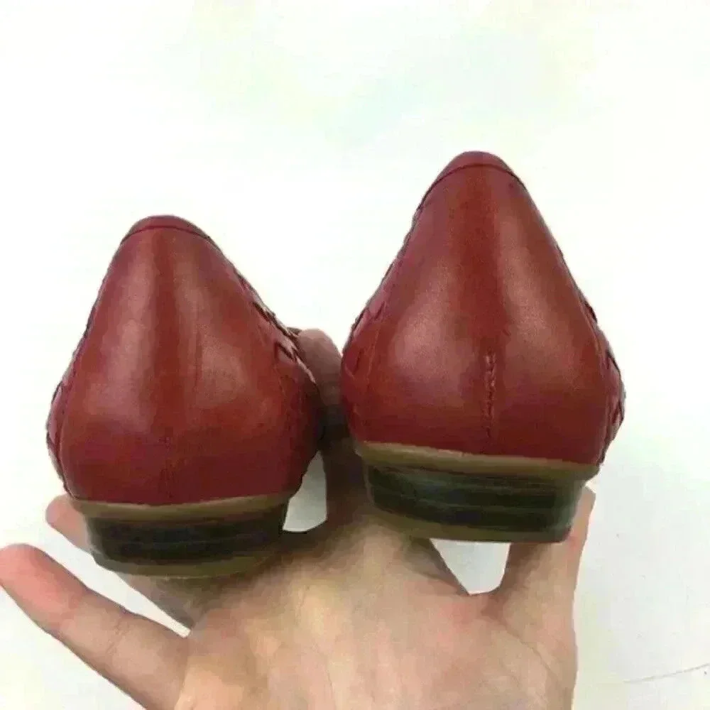 Naturalizer N5 Comfort Flats 9 N 39 Coral Leather